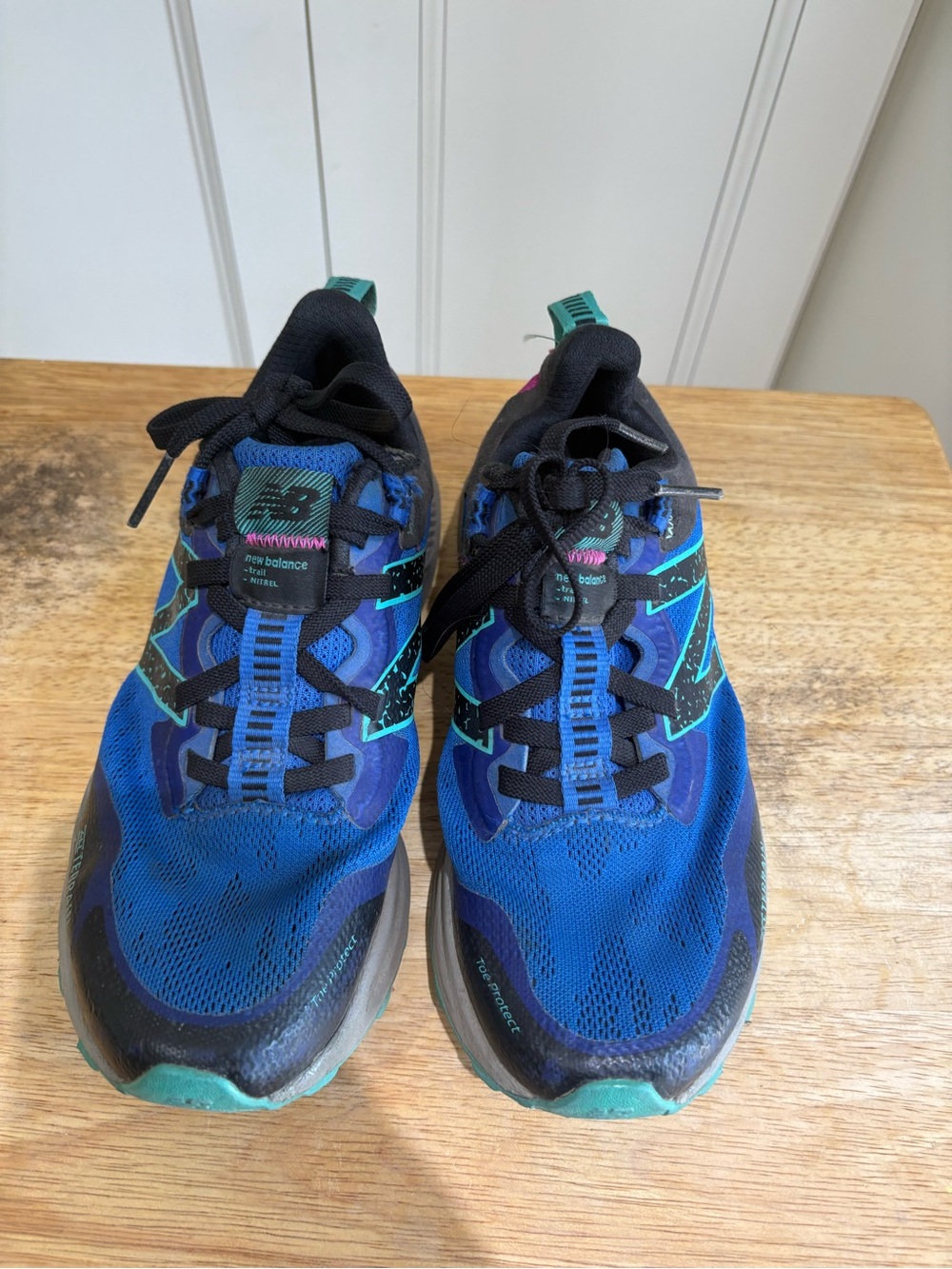 New Balance Blue and Black Women's Trail Running Sneakers